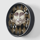 ノスタルジックヴィンテージスチームパンクファンタジー 壁時計 (傾斜)