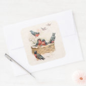 ノスタルジックヴィンテージスノーバード スクエアシール (封筒)