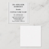 ノスタルジック伝統的名刺 スクエア名刺 (正面/裏面)