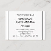 ノスタルジック医療プロフェッショナル名刺 名刺 (正面)