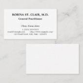 ノスタルジック医療プロフェッショナル名刺 名刺 (正面/裏面)