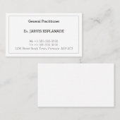 ノスタルジック医療プロフェッショナル名刺 名刺 (正面/裏面)
