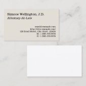 ノスタルジック法プロフェッショナル名刺 名刺 (正面/裏面)