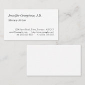 ノスタルジック法プロフェッショナル名刺 名刺 (正面/裏面)