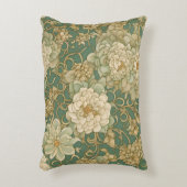 ノスタルジック花模様インヴィンテージハウス アクセントクッション (正面(垂直))