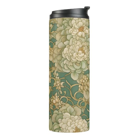 ノスタルジック花模様インヴィンテージハウス タンブラー (回転左)