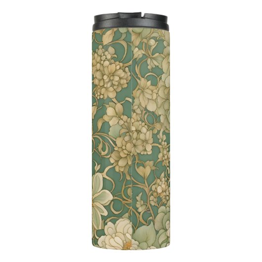 ノスタルジック花模様インヴィンテージハウス タンブラー (裏面)