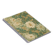ノスタルジック花模様インヴィンテージハウス ノートブック (右側)