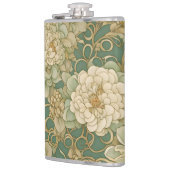 ノスタルジック花模様インヴィンテージハウス フラスク (左)