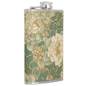 ノスタルジック花模様インヴィンテージハウス フラスク (右)