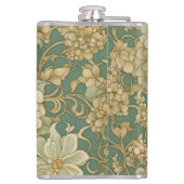 ノスタルジック花模様インヴィンテージハウス フラスク (裏面)