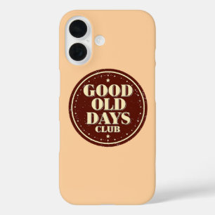 ノスタルジック70年代 良き時代 クラブ 引用 iPhone 16ケース
