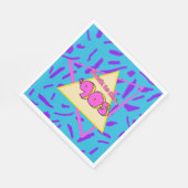 ノスタルジック90の誕生日パーティー スタンダードランチョンナプキン (角)