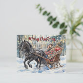 ノスタルジック フリージアン クリスマス 雪上馬車 (スタンド正面)