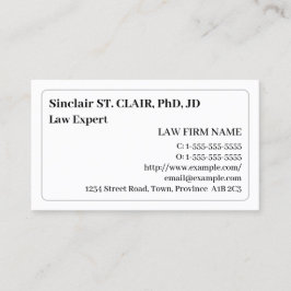 ノスタルジック&ヴィンテージ弁護士名刺 名刺