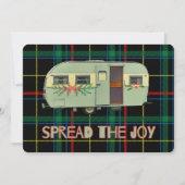 ノスタルジック ヴィンテージ キャンパー 喜びを広げろ シーズンカード (正面)