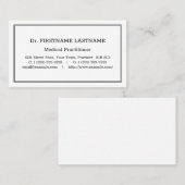 ノスタルジック，伝統的名刺 名刺 (正面/裏面)