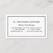 ノスタルジック，伝統的名刺 名刺 (正面)