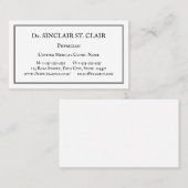 ノスタ伝統的ルジック名刺 名刺 (正面/裏面)