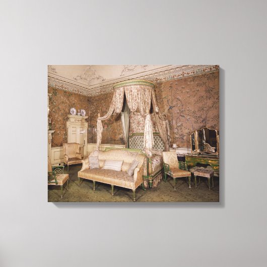 ノステル・プリオリー、州寝室、1771 キャンバスプリント (正面)