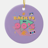 ノストラよくはしゃぐジアデザイン セラミックオーナメント (正面)