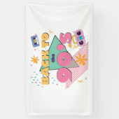 ノストラよくはしゃぐジアデザイン 横断幕 (縦)