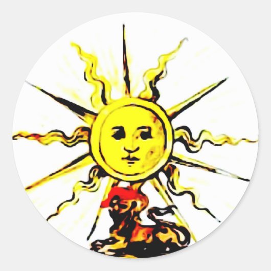 ノストラダ失ったマスの本 ラウンドシール (正面)