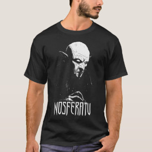 ノスフェラトゥヴァンパイアクラシックドラキュラホラーフリック Tシャツ