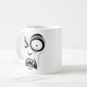 ノスフェラトゥヴァンパイア顔 コーヒーマグカップ (正面左)