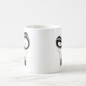 ノスフェラトゥヴァンパイア顔 コーヒーマグカップ (中央)