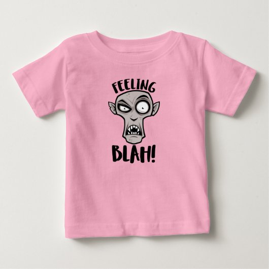 ノスフェラトゥ吸血鬼の気だるげTシャツ ベビーTシャツ (正面)