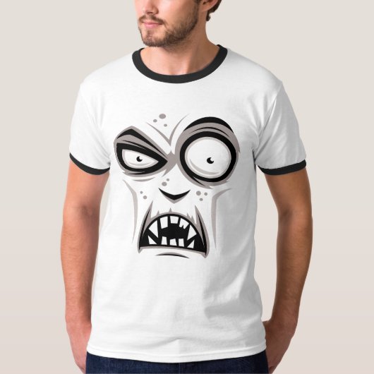 ノスフェラトゥ吸血鬼の顔 Tシャツ (正面)
