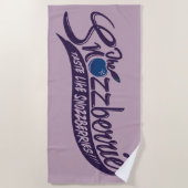 ノズルの味はスノズルの味！ ビーチタオル (正面)