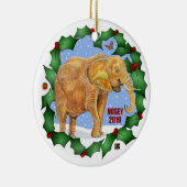 ノセ救イー今、クリスマスの最初の毎年恒例の装飾。 セラミックオーナメント (右)