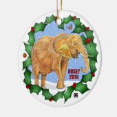 ノセ救イー今、クリスマスの最初の毎年恒例の装飾。 セラミックオーナメント (左)