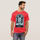 ノッカルの滝 アラバマ州 オーバーサイズ Tシャツ (正面フル)
