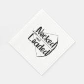 ノッキングとロードされた弓術 スタンダードランチョンナプキン (角)