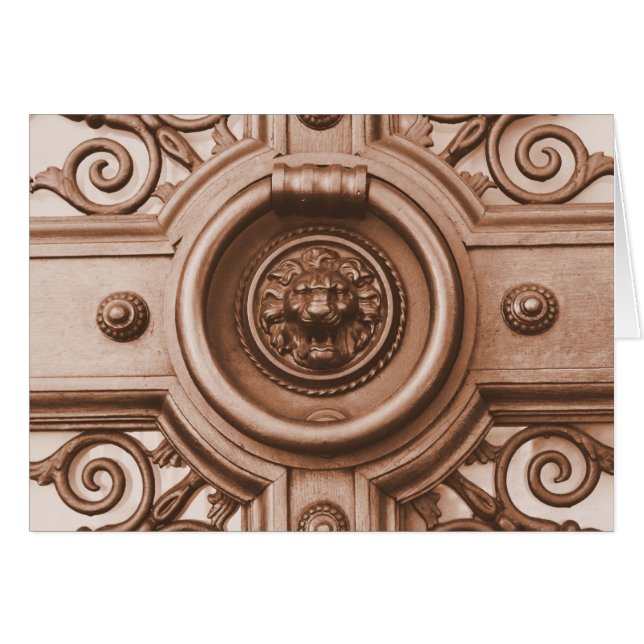 ノックおよびそれは-聖なる書物、経典カード開きます (正面横)