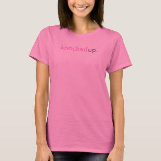 ノックされた Tシャツ