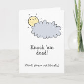 ノックして死ね!化学療法士のボスがおもしろいん カード (正面)