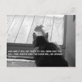 ノックする ポストカード (正面)