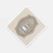 ノックとドアが開く – 紙ナプキン スタンダードランチョンナプキン (角)