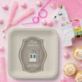 ノックとドアが開く – 紙プレート ペーパープレート (パーティー)