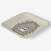 ノックとドアが開く – 紙プレート ペーパープレート (傾斜あり)