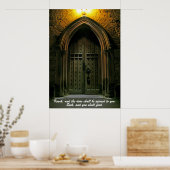 ノックとドアを開ける ポスター (キッチン)