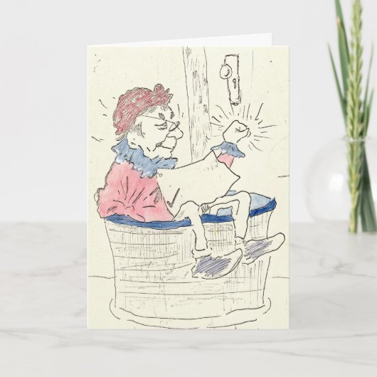 ノックのノックのオバマのヘルスケアのバースデー・カード カード (正面)