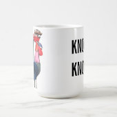 ノックのノックのマグ(両面) コーヒーマグカップ (中央)