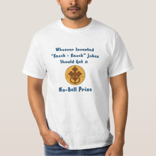 ノックのノックの冗談鐘賞無し Tシャツ