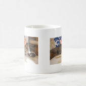 ノックアウトされた子猫 コーヒーマグカップ (中央)