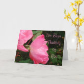 ノックアウトバラ考えズオブユーまたは任意の大事な行事 カード (黄色い花)